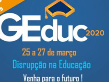 Continuam abertas as inscrições para o GEduc 2020