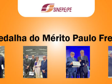 SINEPE/PE brilha na premiação da Medalha do Mérito Educacional Paulo Freire